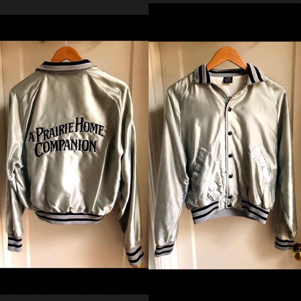Vintage satin Prairie Home Companion club jacket